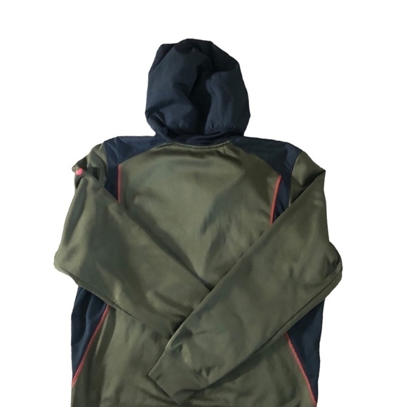 Nike Lebron James Chainmail Zip Hoodie Sweatshirt Green Size L Therma-Fit FALL - Picture 6 of 11